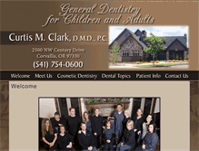 Tablet Screenshot of drcurtisclark.com